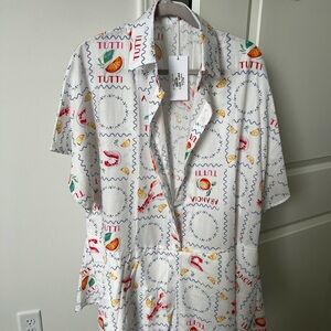 Colorful Patterned Women's Jumpsuit